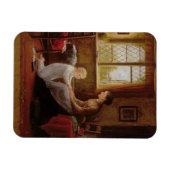 Bedtime, 1890 (olie op het paneel) magneet (Horizontaal)