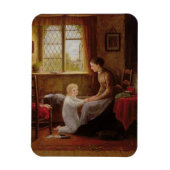 Bedtime, 1890 (olie op het paneel) magneet (Verticaal)
