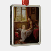 Bedtime, 1890 (olie op het paneel) metalen ornament (Rechts)