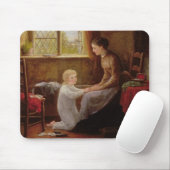 Bedtime, 1890 (olie op het paneel) muismat (Met muis)