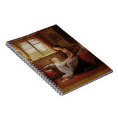 Bedtime, 1890 (olie op het paneel) notitieboek (Rechterzijde)