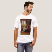 Bedtime, 1890 (olie op het paneel) t-shirt (Voorkant volledig)
