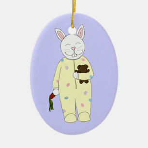 Bedtime Bunny Ornament