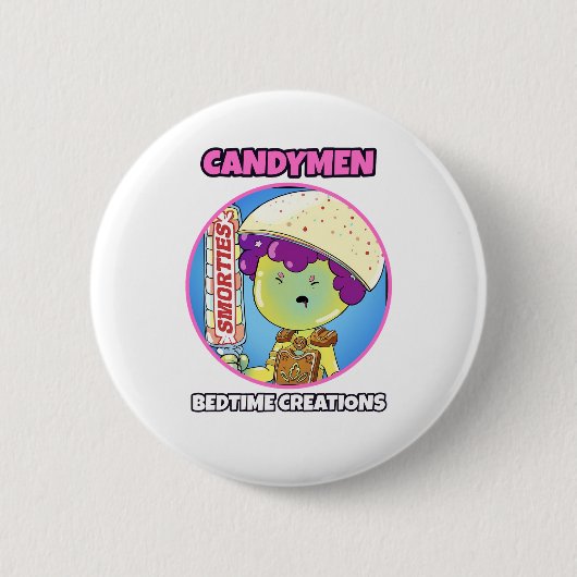 Bedtime Creations Candymen Knop Ronde Button 5,7 Cm (Voorkant)