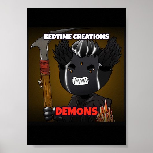 Bedtime Creations Demons Poster (Voorkant)