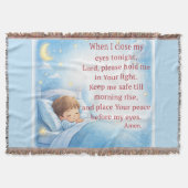 Bedtime Prayer for Kids Deken (Voorkant)