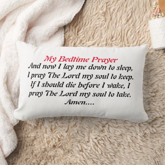 Bedtime Prayer Pillow Kussen (Deken)