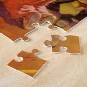 Bedtime Prayers, meisje met puppy, religie Legpuzzel (Zijkant)