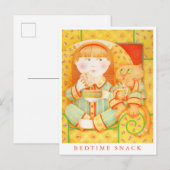 BEDTIME SNACK BRIEFKAART (Voorkant / Achterkant)