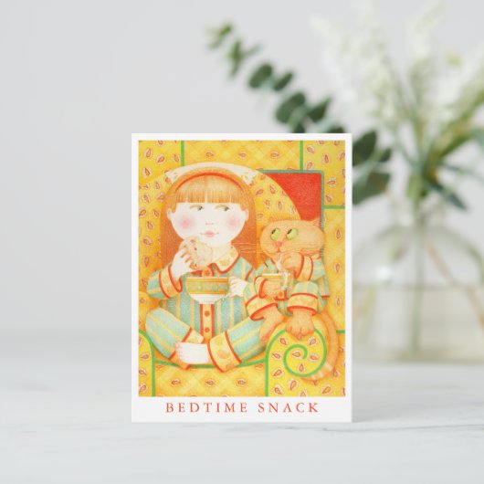 BEDTIME SNACK BRIEFKAART (Staand voorkant)