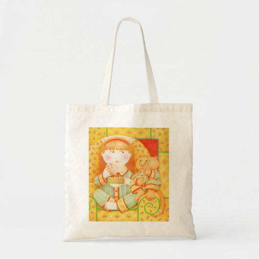 BEDTIME SNACK Budget Canvas tas (Voorkant)
