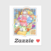 BEDTIME STORY 2" Vinyl Sticker (Vel)