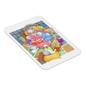 BEDTIME STORY 3x4 Flexibele Magneet - Wit (Rechterzijde)