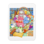 BEDTIME STORY 3x4 Flexibele Magneet - Wit (Verticaal)