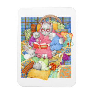 BEDTIME STORY 3x4 Flexibele Magneet - Wit