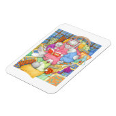 BEDTIME STORY 3x4 Flexibele Magneet - Wit (Linkerzijde)