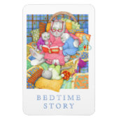 BEDTIME STORY 4x6 Flexibele Magneet - Wit (Verticaal)