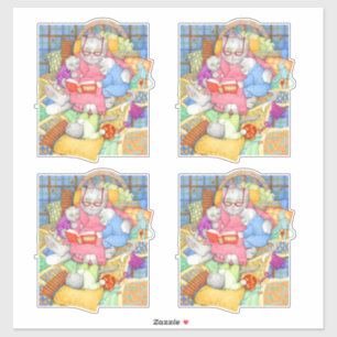 BEDTIME STORY 6" Vinyl Stickers (4)