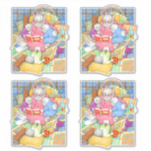 BEDTIME STORY 6" Vinyl Stickers (4) (Voorkant)