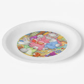 BEDTIME STORY 9" Ronde papieren Borden Papieren Bordje (Gekanteld)