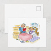 Bedtime Story Briefkaart (Voorkant / Achterkant)