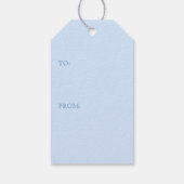 BEDTIME STORY Cadeau Labels - Blauw Cadeaulabel (Achterkant)