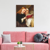 Bedtime Story Canvas Afdruk (Insitu (Woonkamer))