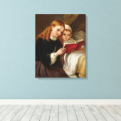 Bedtime Story Canvas Afdruk (Insitu (Houten vloer))