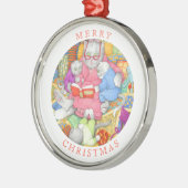 BEDTIME STORY Premium Rond Ornament + Tekst (Links)