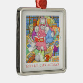BEDTIME STORY Premium Square Ornament (Rechts)