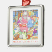 BEDTIME STORY Premium Square Ornament (Links)