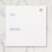 BEDTIME STORY Square Cadeau Labels - Wit (Achterkant)