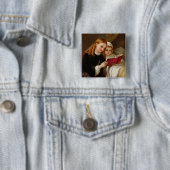 Bedtime Story Vierkante Button 5,1 Cm (In situ)