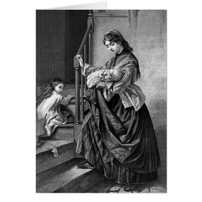 "Bedtime"  Victoriaans illustratie (Voorkant)