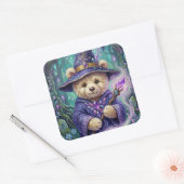 BedTimeSpell2 Vierkante Sticker (Envelop)