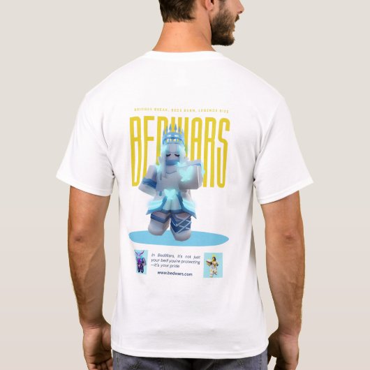 BedWars-geïnspireerd T-shirt (Achterkant)