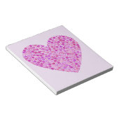 bedwelmde liefde notitieblok (Schuin)