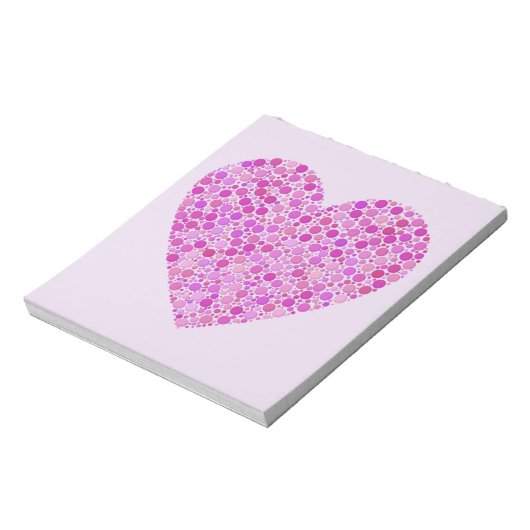 bedwelmde liefde notitieblok (Linkerzijde)