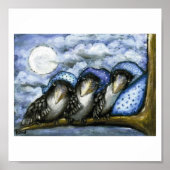 bedwelmende kraaien poster (Voorkant)