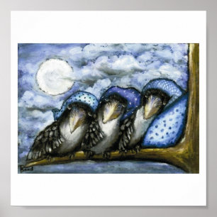 bedwelmende kraaien poster