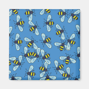 Bee-achtergrond Magneet