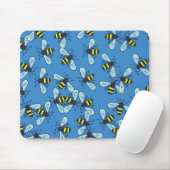 Bee-achtergrond Muismat (Met muis)