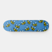 Bee-achtergrond Persoonlijk Skateboard (Horizontaal)