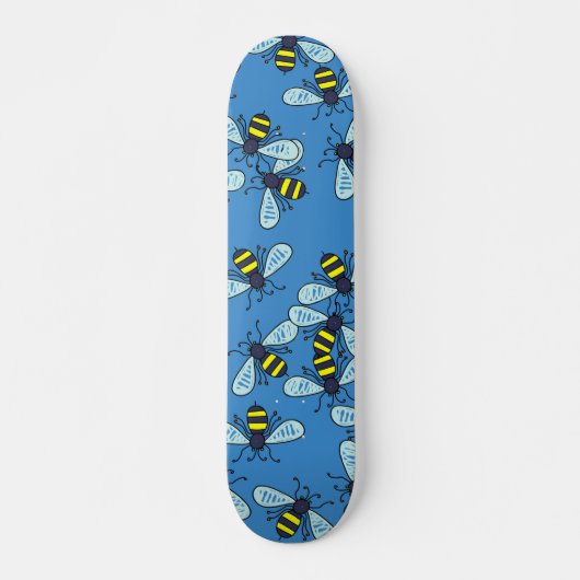 Bee-achtergrond Persoonlijk Skateboard (Voorkant)
