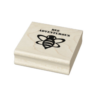 Bee Adventurous Stamp Rubberstempel