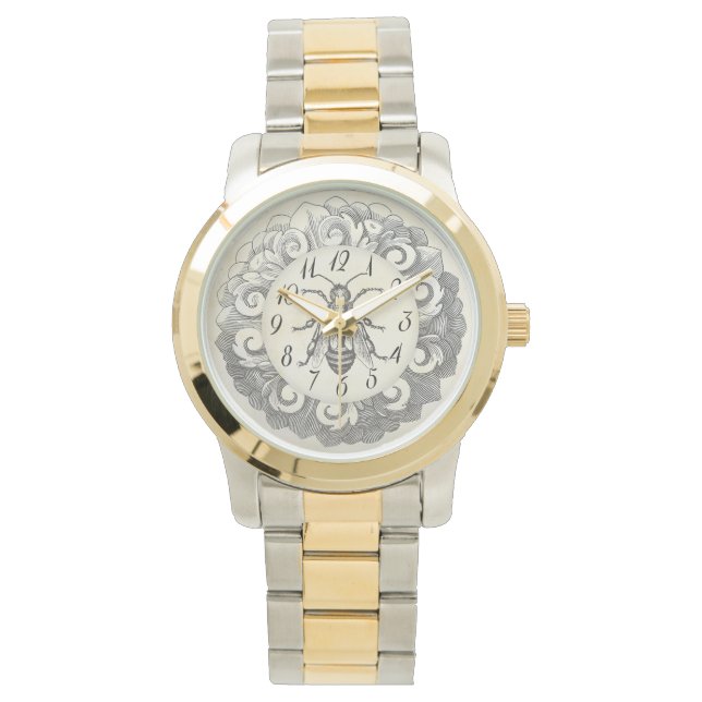 Bee Afbeelding Watch Horloge (Voorkant)