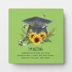 BEE Afstudeercadeau - Leuk Ik Bruis Gepersonalisee Fotoplaat