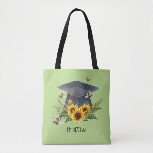 BEE Afstudeercadeau - Leuk Ik Bruis Gepersonalisee Tote Bag (Voorkant)