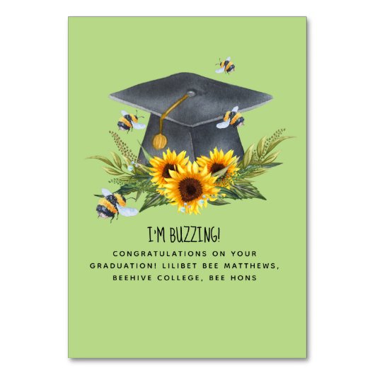 BEE Afstudeercadeau - Leuk ik bruis van opwinding Kaart (Voorkant)