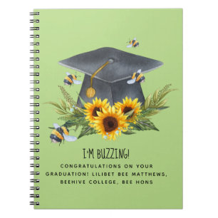 BEE Afstudeercadeau - Leuk Im Buzzing Persoonlijk Notitieboek